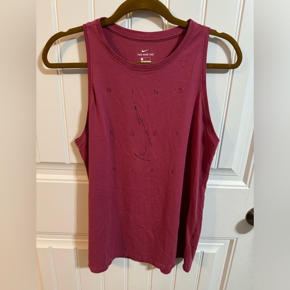 Nike Magenta Dri-Fit Mind Body Nike Tank Top - Picture 2 of 6